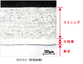 断面組織　SA260