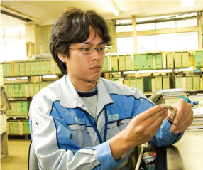 仕事の様子