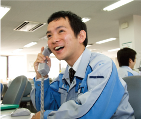仕事の様子