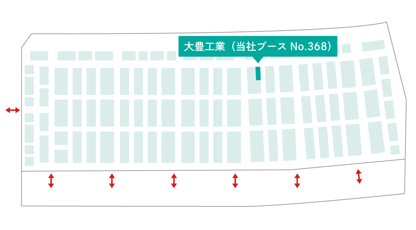 会場小間図