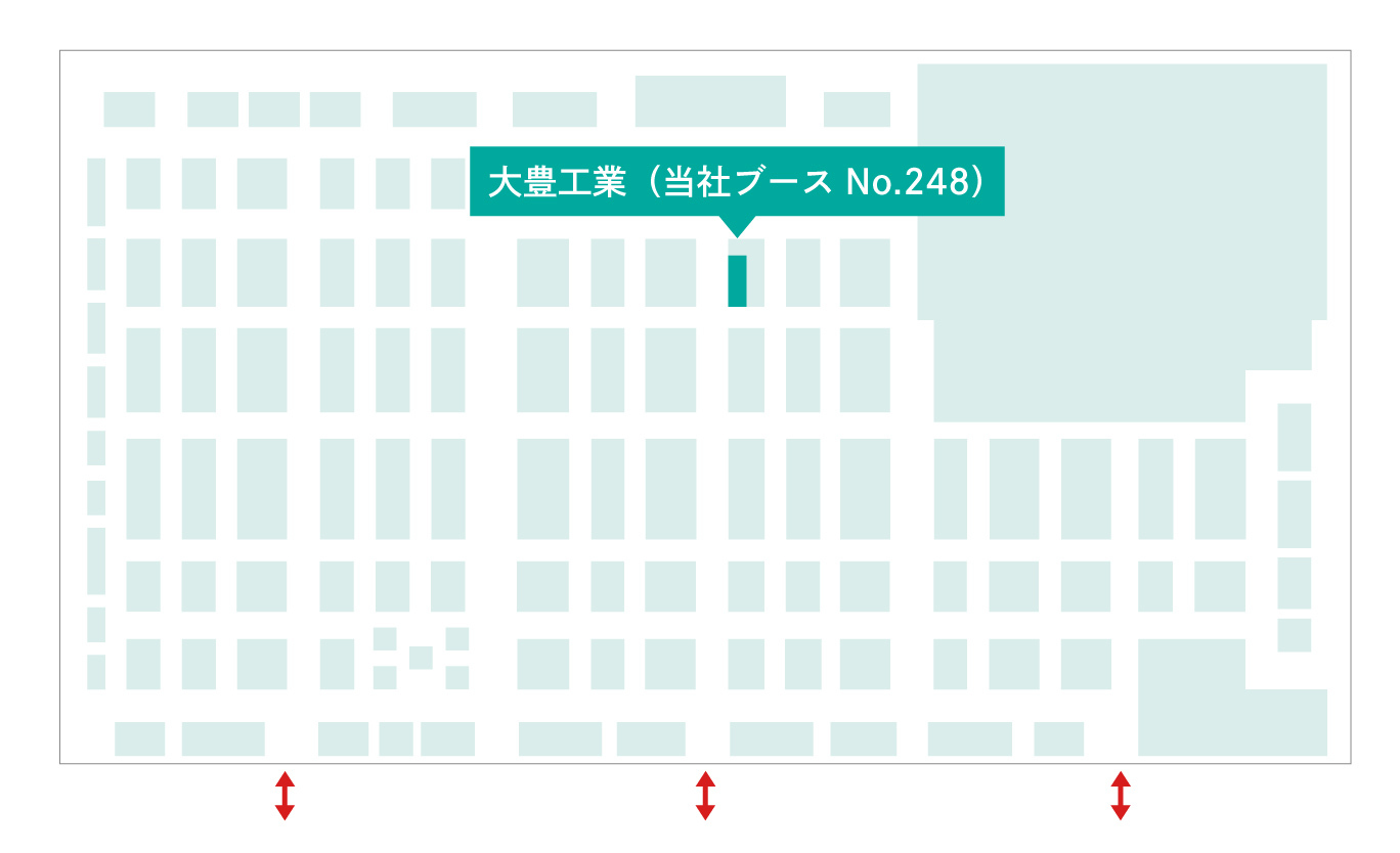 会場小間図