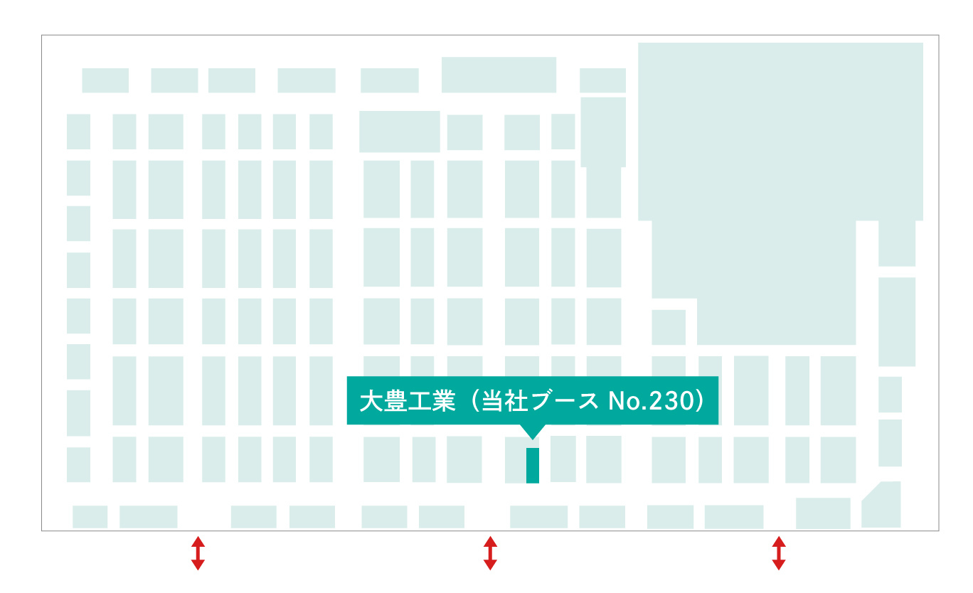 会場小間図