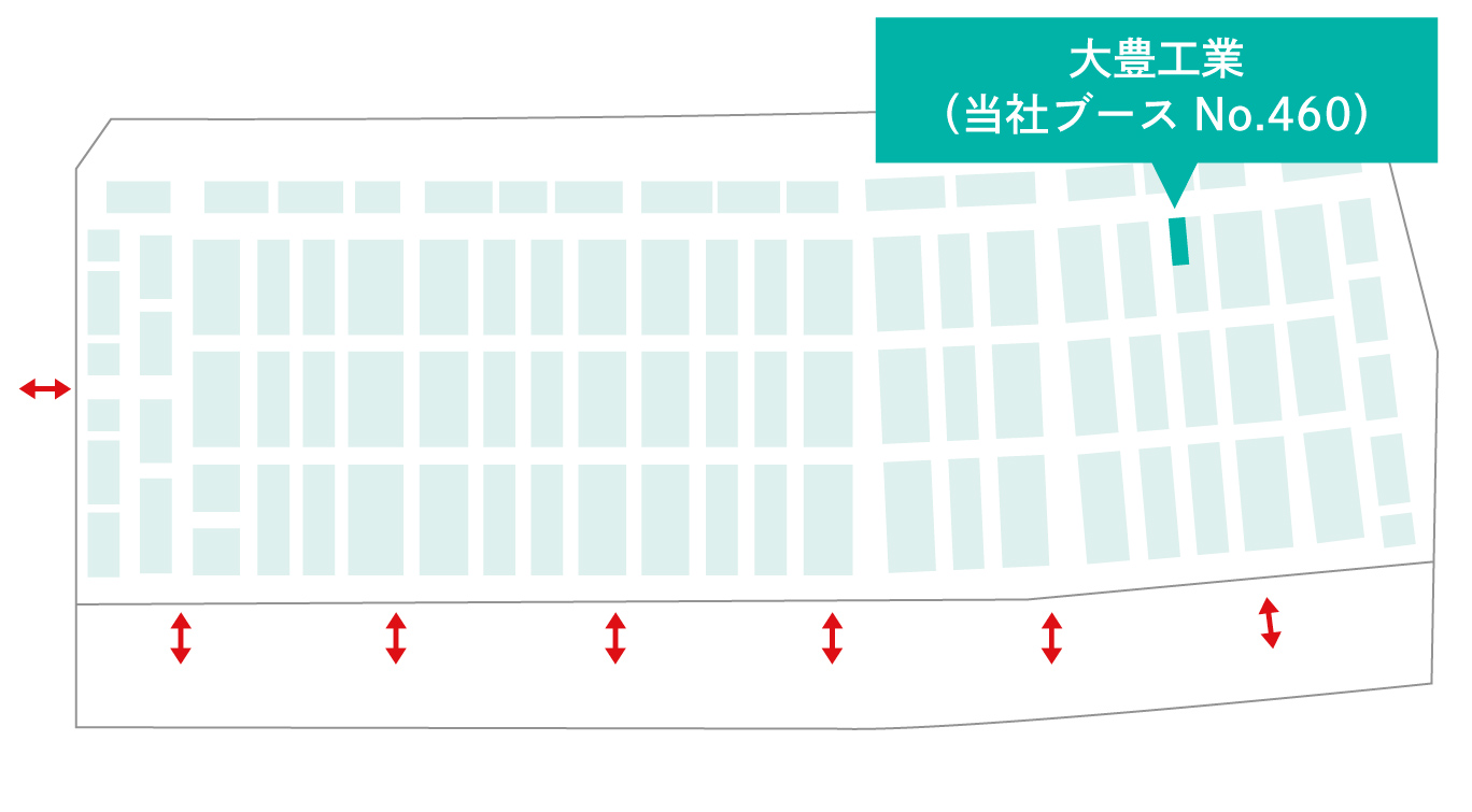 会場小間図